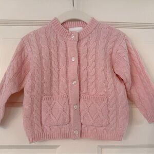 Little English Cashmere Cable Knit Cardigan